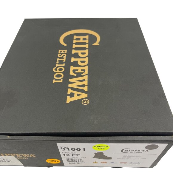 Chippewa Safety Toe Work Boots 10EE Style 31001 New in Box - Picture 9 of 9